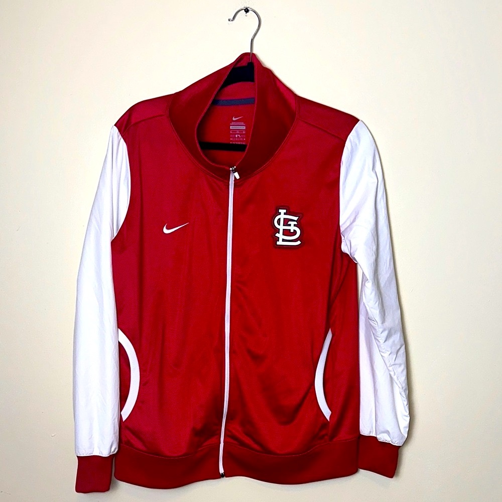 Nike Red and White Cardinals Women’s Sports Jacket Size XL